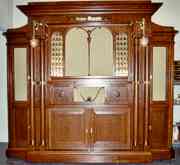 The Weber Maesto in Ron Cappel's workshop, ready for shipping to the Yaffe Collection (October, 2001).